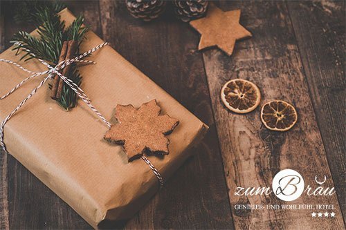 Weihnachtsgrüße vom 4 Sterne Wellnesshotel Zum Bräu – Bayerischer Wald