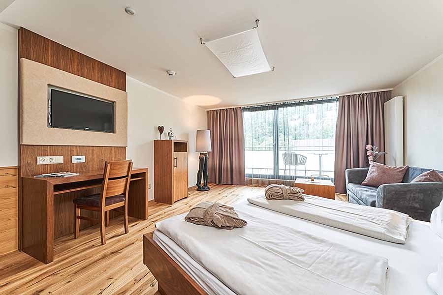 Kuschelnest Panorama Zimmer im Wellnesshotel in Bayern