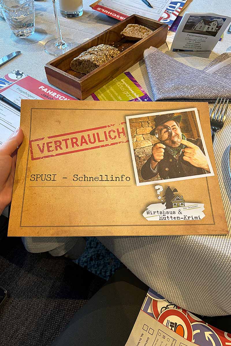 Der Original wirtshauskrimi - aufgeführt in unserem Wellnesshotel
